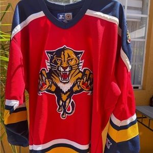 Vintage Florida Panthers Starter 90s Jersey Size Large LIKE NEW
